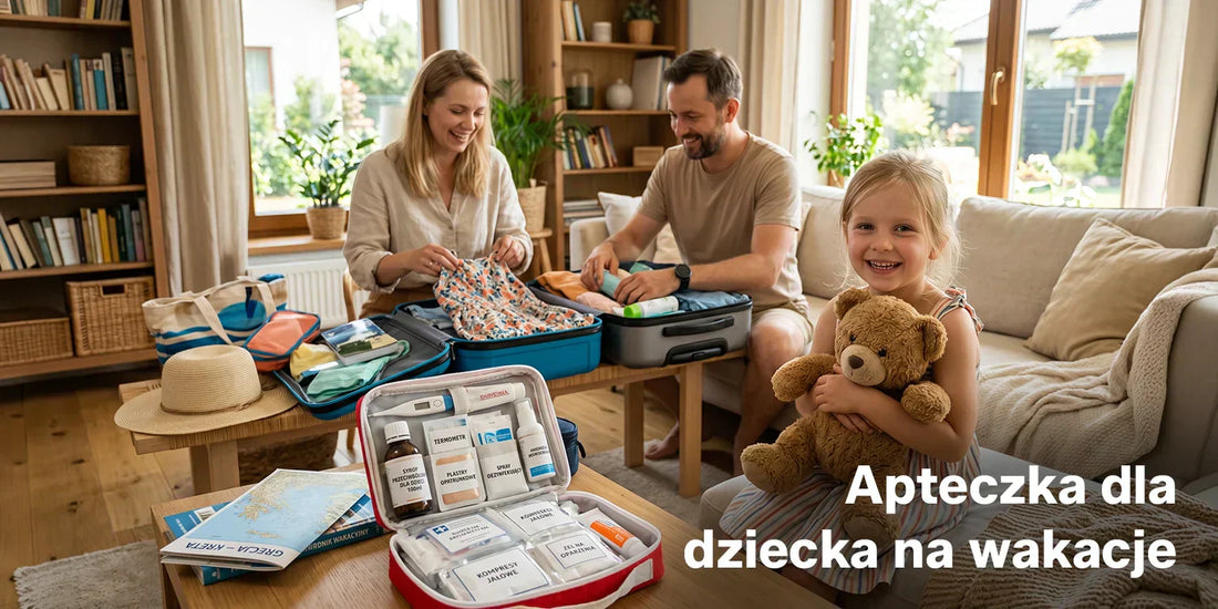 Apteczka podróżna dla dziecka - kompletna lista na pierwsze wakacje