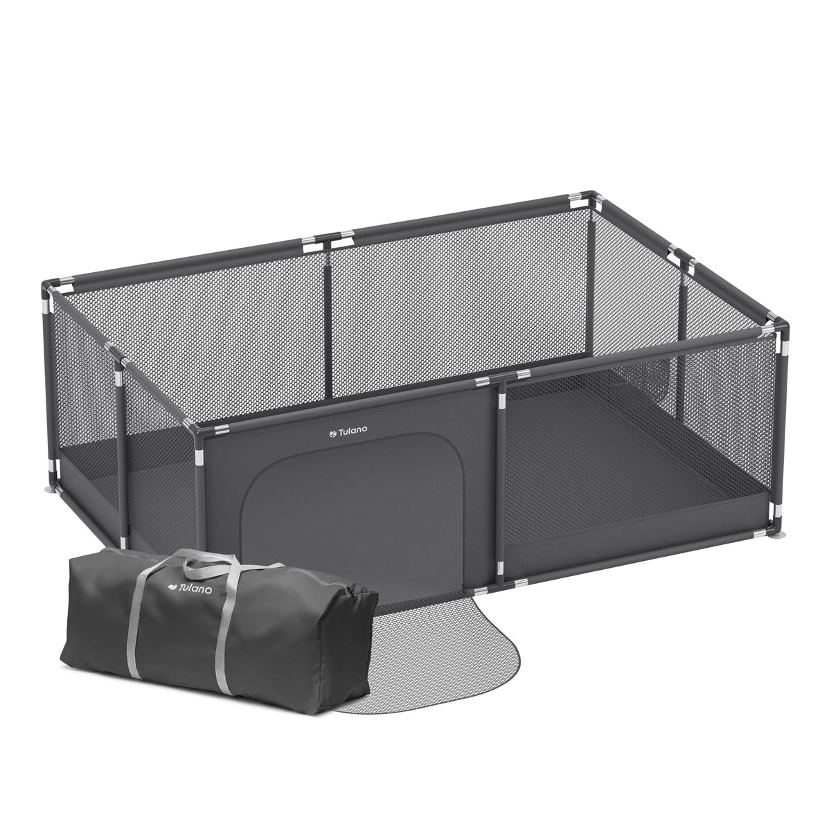 Kojec dziecięcy Tulano Cozy 22 Graphite - 180 cm