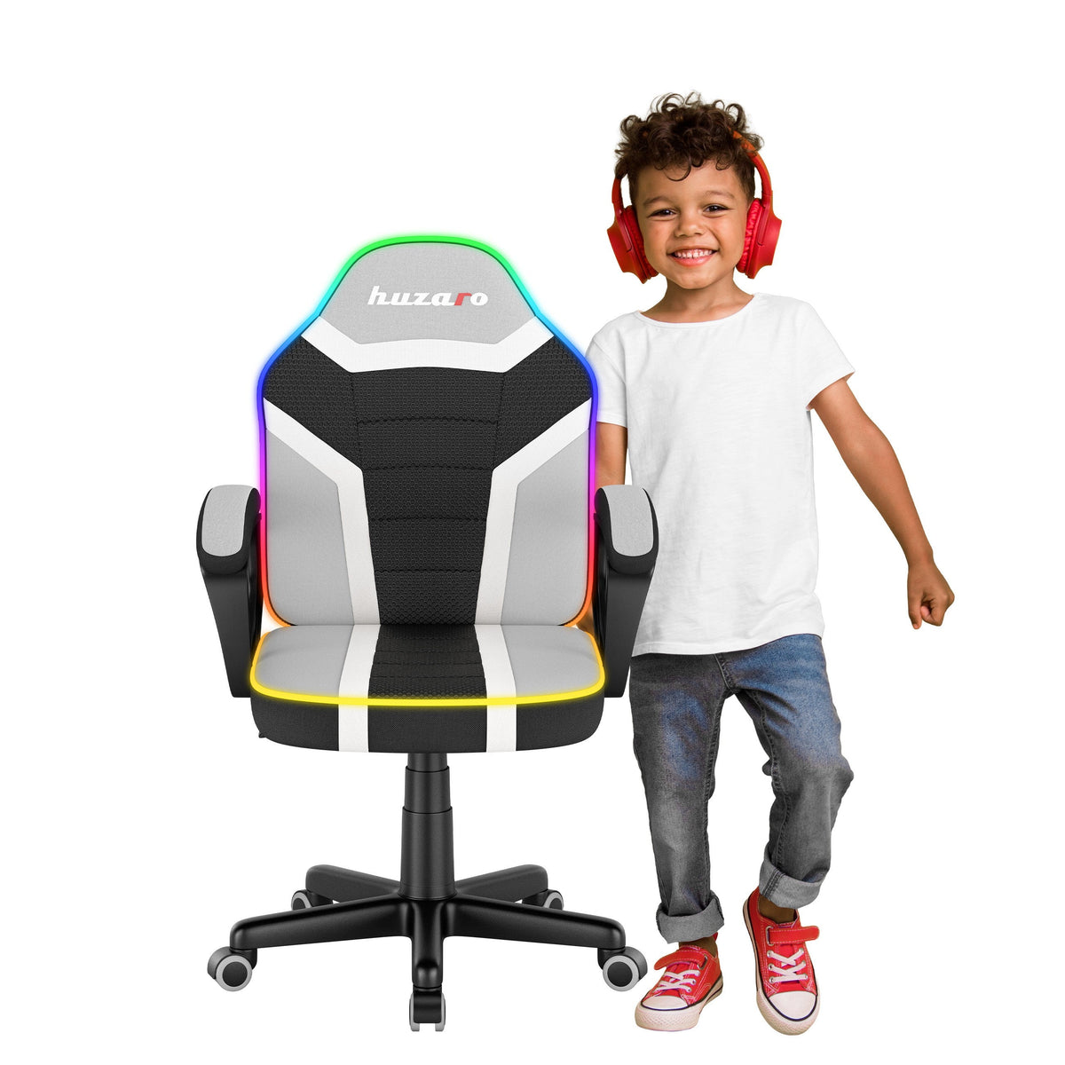 OUTLET Fotel gamingowy dla dziecka Huzaro Ranger 1.0 RGB
