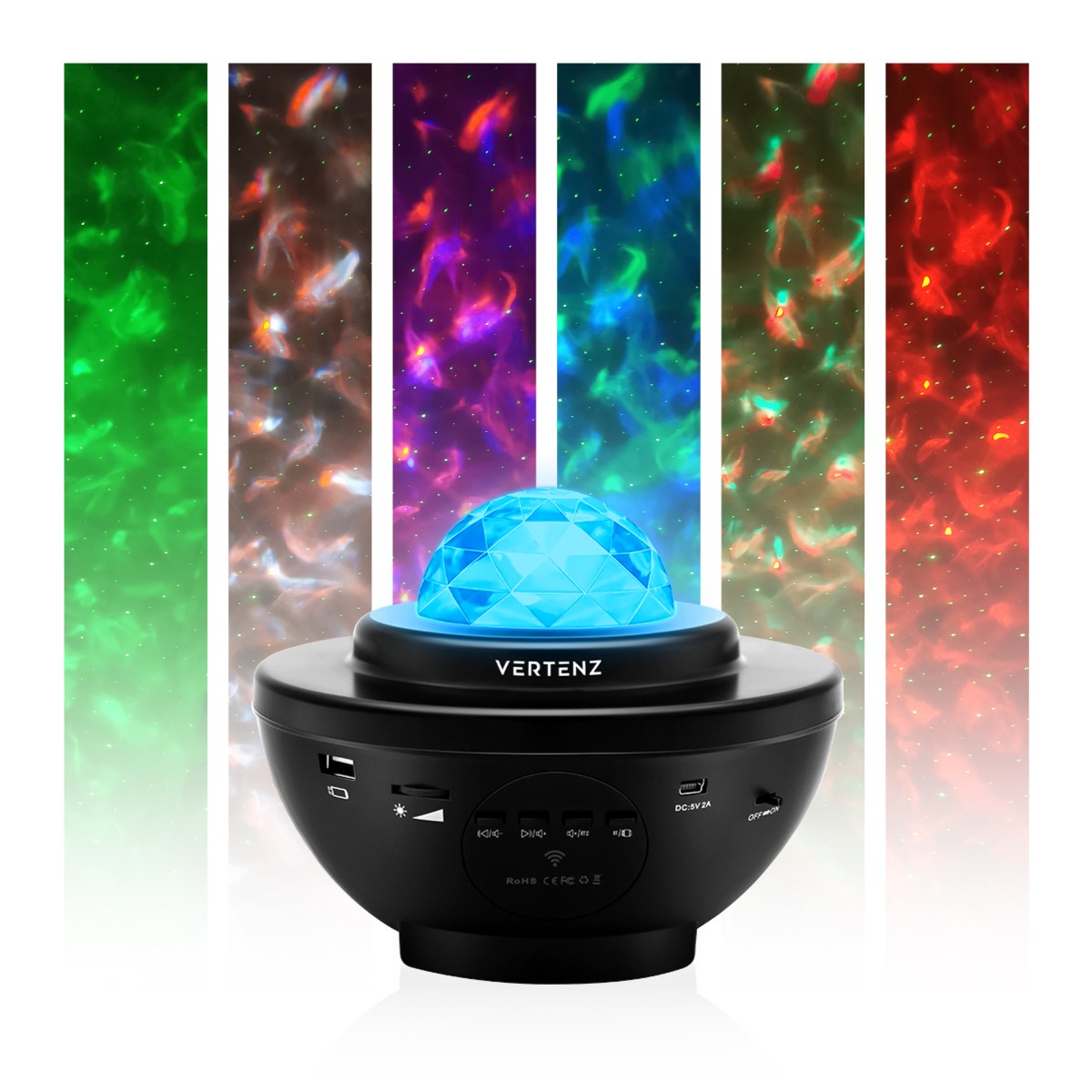 Projektor gwiazd VERTENZ Magic 10 Black