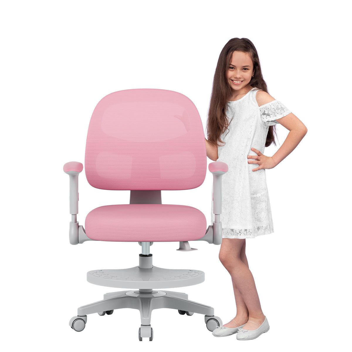 Fotel regulowany dla dziecka Mark Adler Junior 5.0 Pink