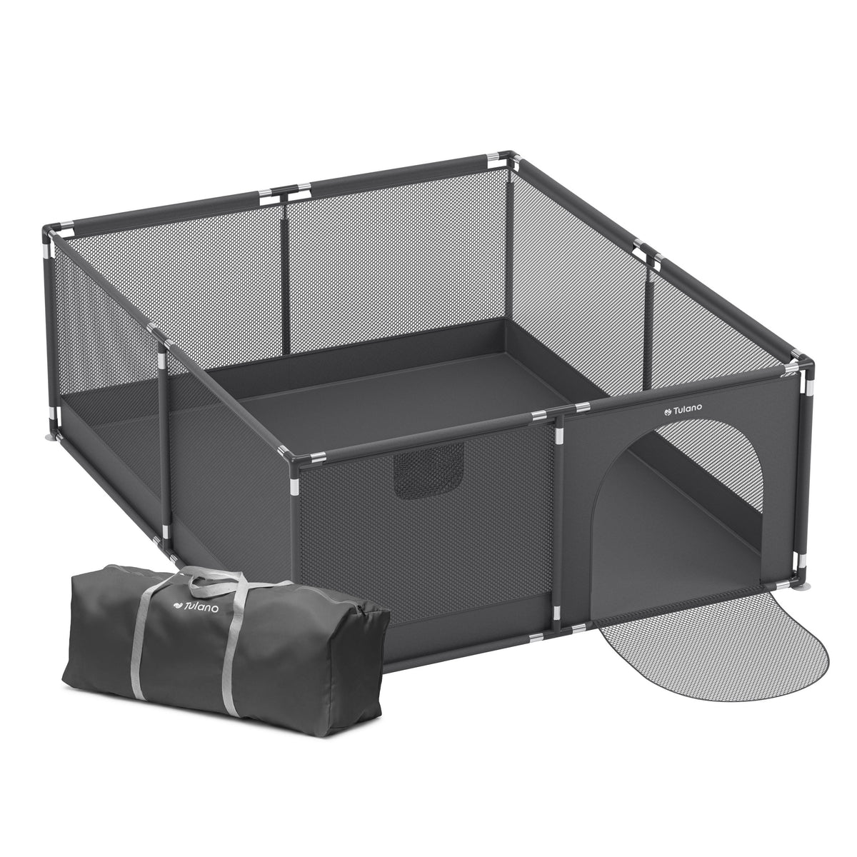 Kojec dziecięcy Tulano Cozy 25 Graphite - 150 cm