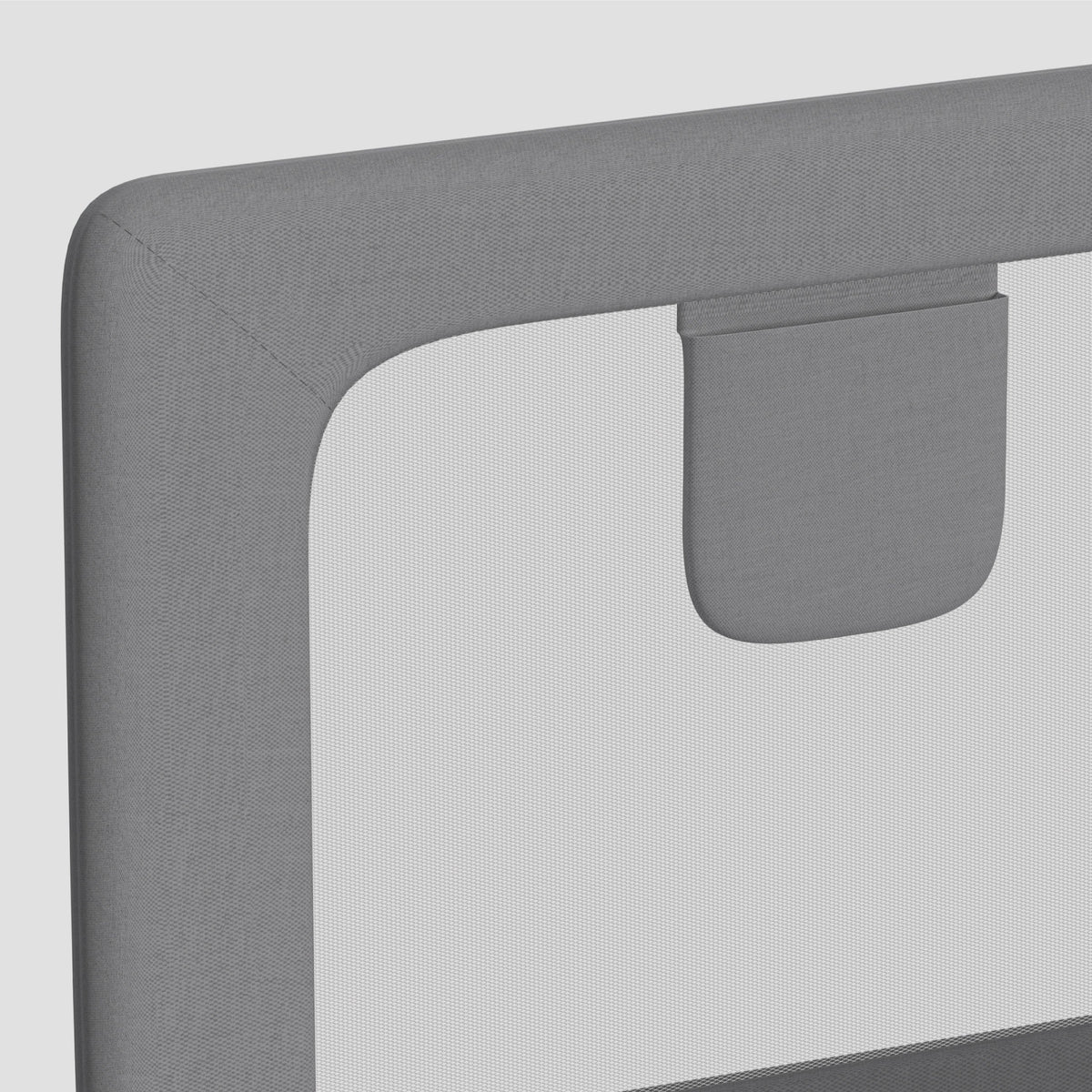 OUTLET Barierka ochronna do łóżka 150cm Tulano Cover 25 Grey