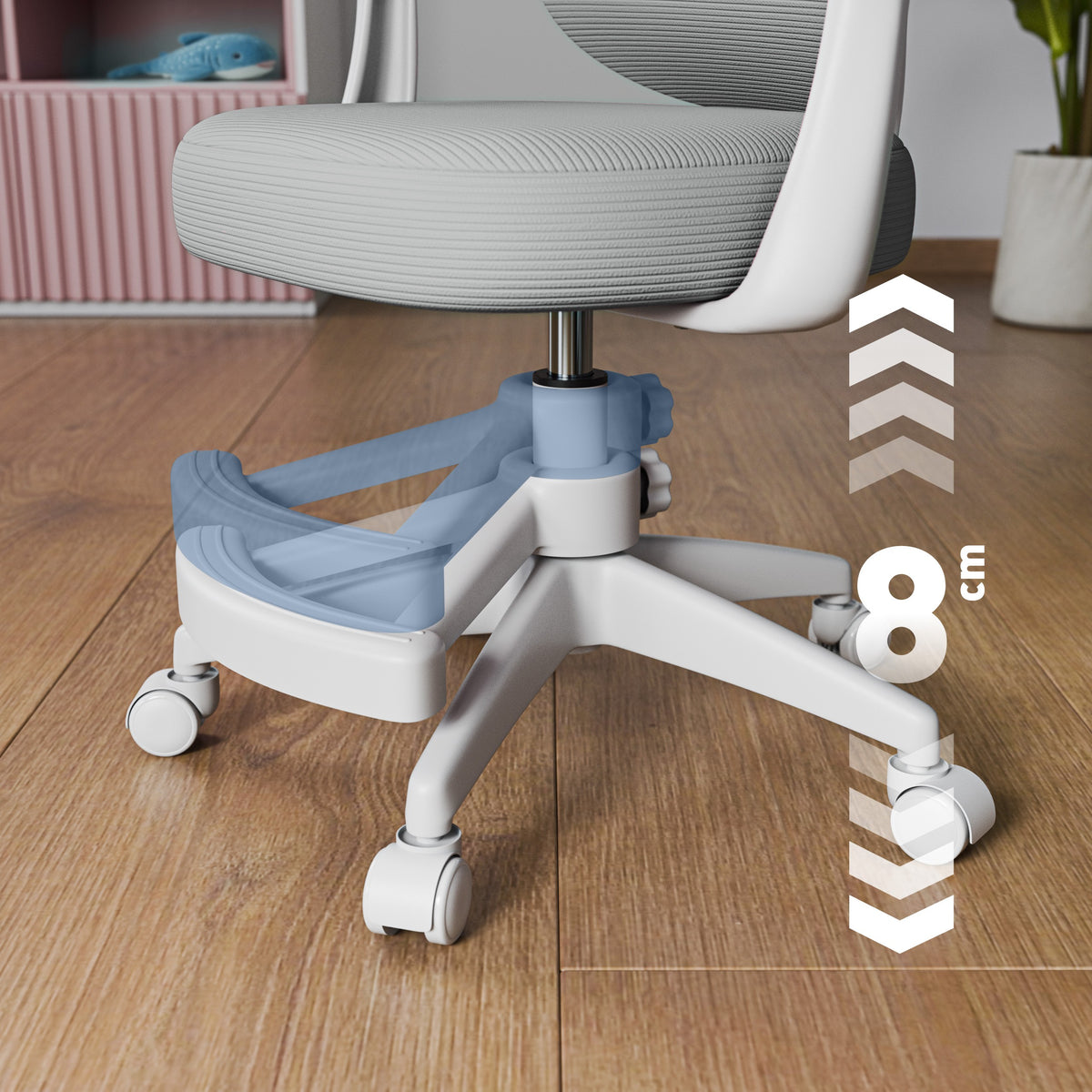 Fotel regulowany dla dziecka Mark Adler Junior 4.5 Grey