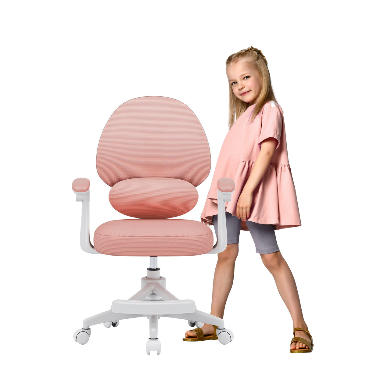 Fotel regulowany dla dziecka Mark Adler Junior 4.5 Pink