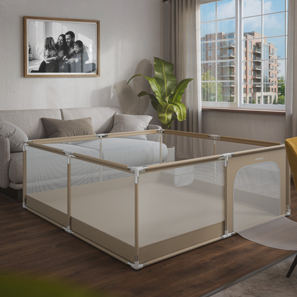 OUTLET Kojec dziecięcy Tulano Cozy 28 Beige - 200 cm