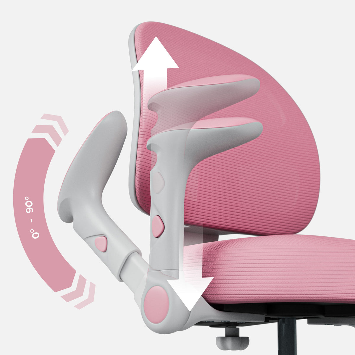 Fotel regulowany dla dziecka Mark Adler Junior 5.0 Pink