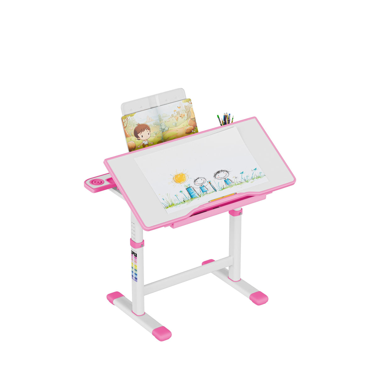 Ergonomiczne biurko dla dziecka Mark Adler Study 3.0 Pink 66 cm