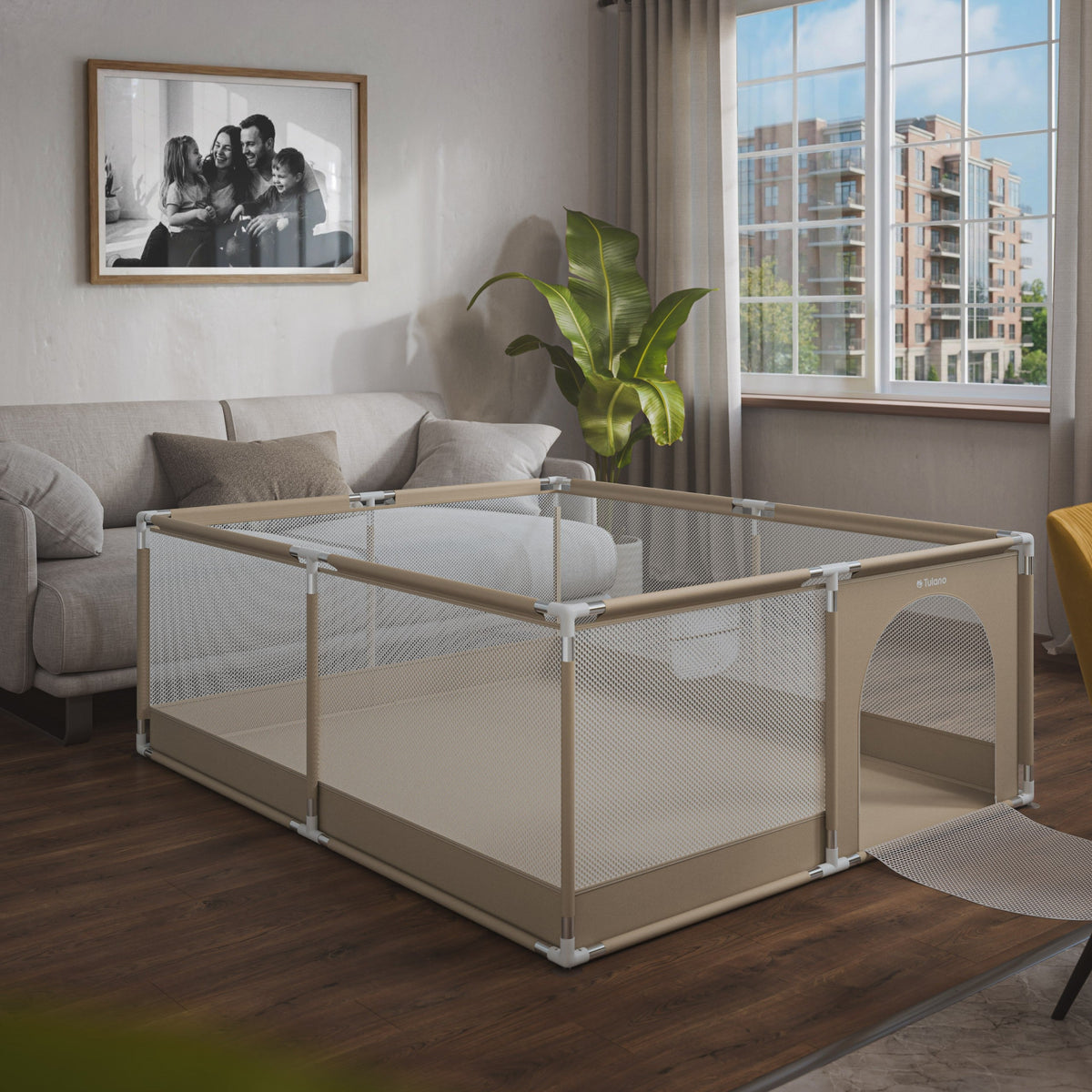 OUTLET Kojec dziecięcy Tulano Cozy 25 Beige - 150 cm
