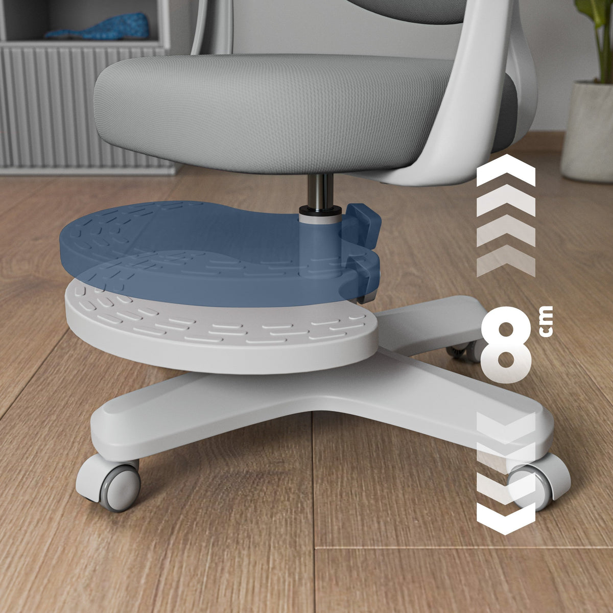 OUTLET Ergonomiczny fotel dla dzieci Mark Adler Junior 4.6 Grey