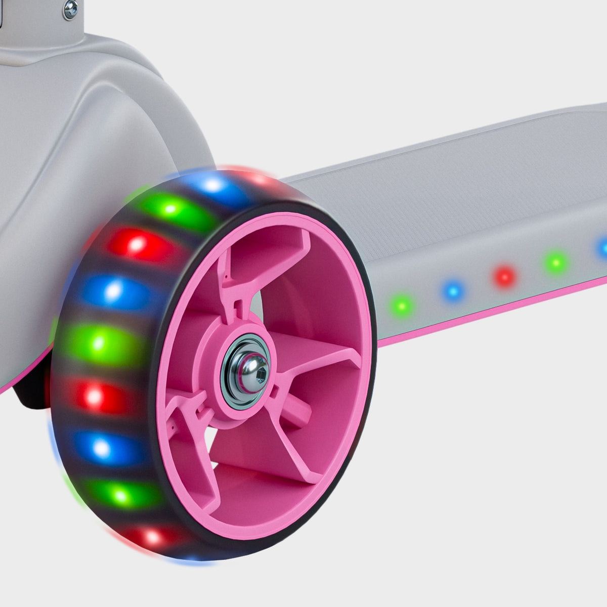Hulajnoga balansowa dla dzieci LED Rookie 15 Pink