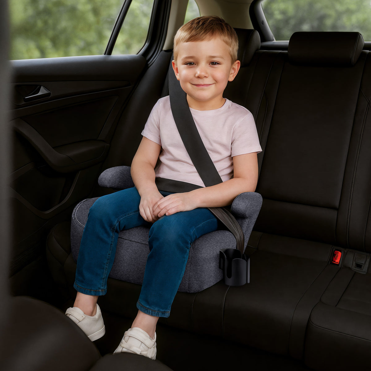 Fotelik samochodowy podstawka Tulano Cabby 25 Grey 125 -150cm I-Size