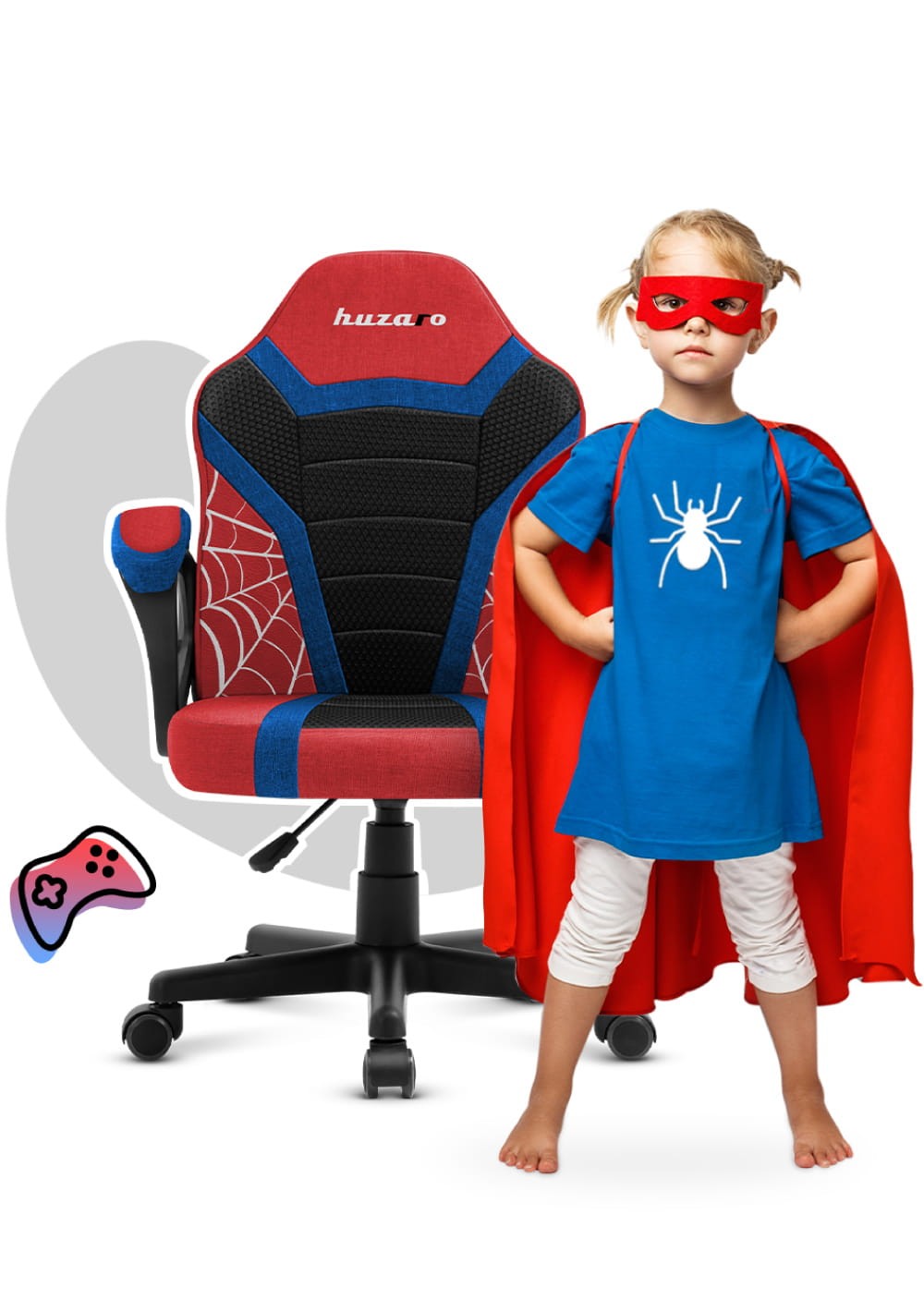 Fotel Gamingowy dla dziecka Huzaro Ranger 1.0 Spider Mesh