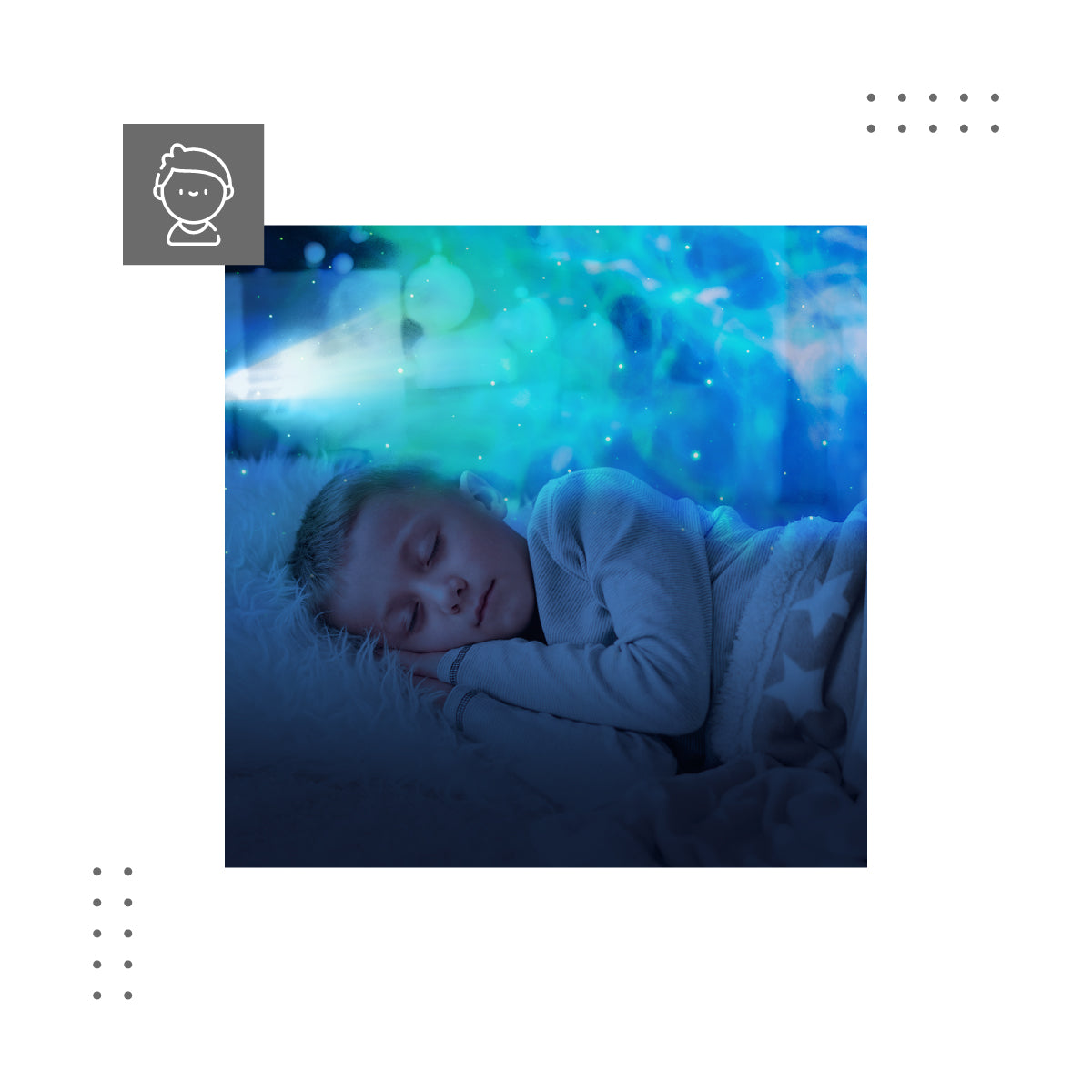 Projektor gwiazd - oryginalna lampka nocna
