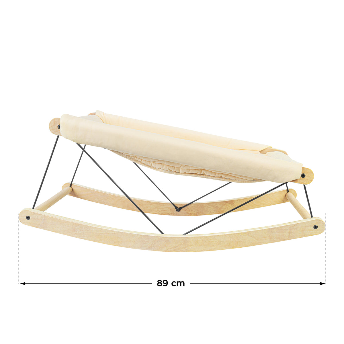 Leżaczek 2w1 Tulano Moon 45 Beige
