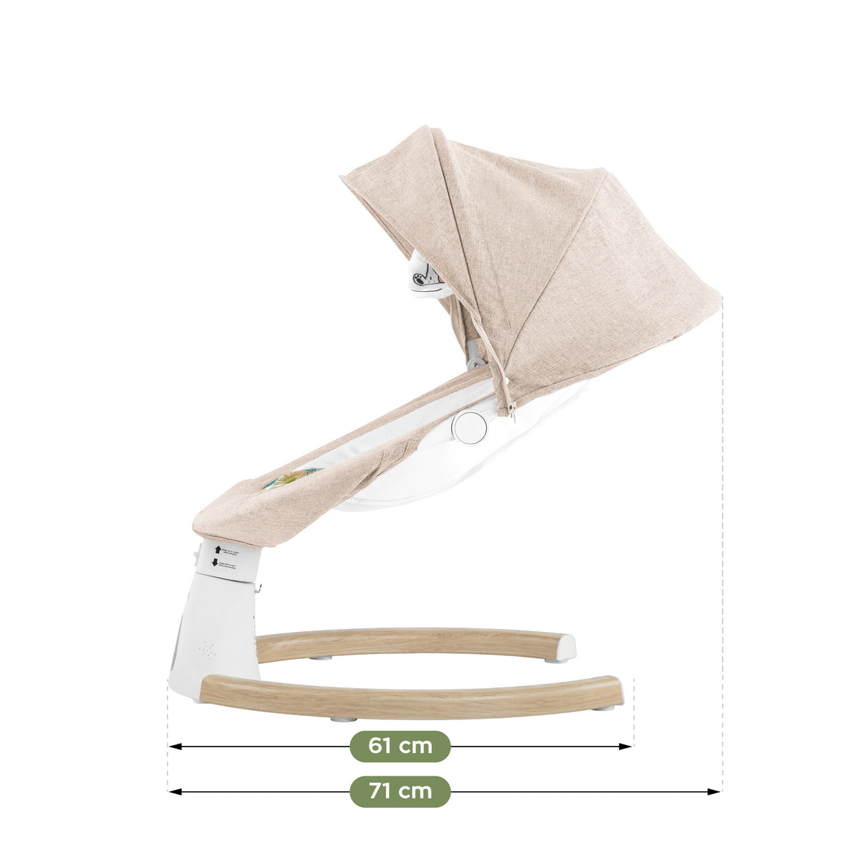Bujaczek leżaczek elektroniczny Tulano Astrid 35 Beige