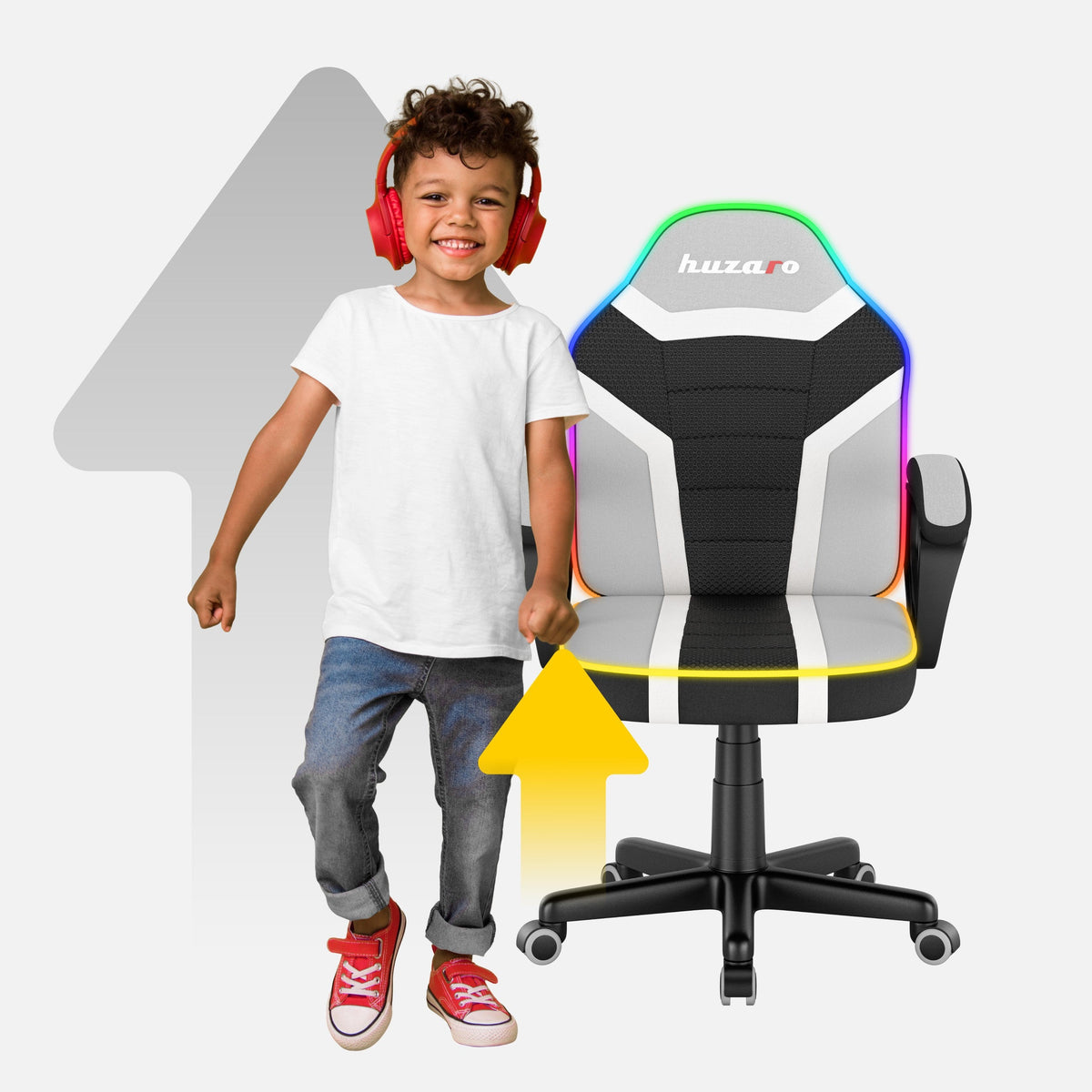 OUTLET Fotel gamingowy dla dziecka Huzaro Ranger 1.0 RGB