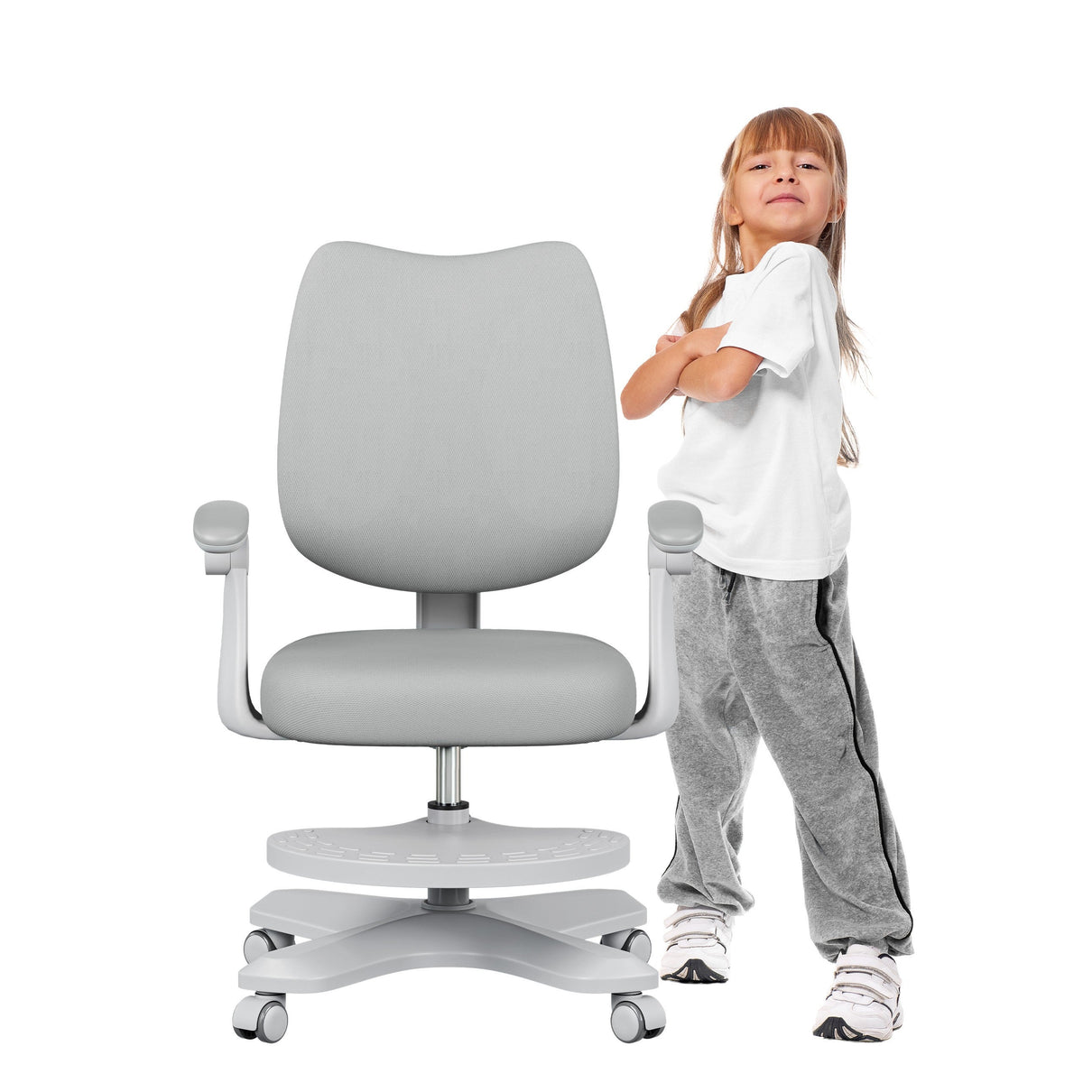 OUTLET Ergonomiczny fotel dla dzieci Mark Adler Junior 4.6 Grey
