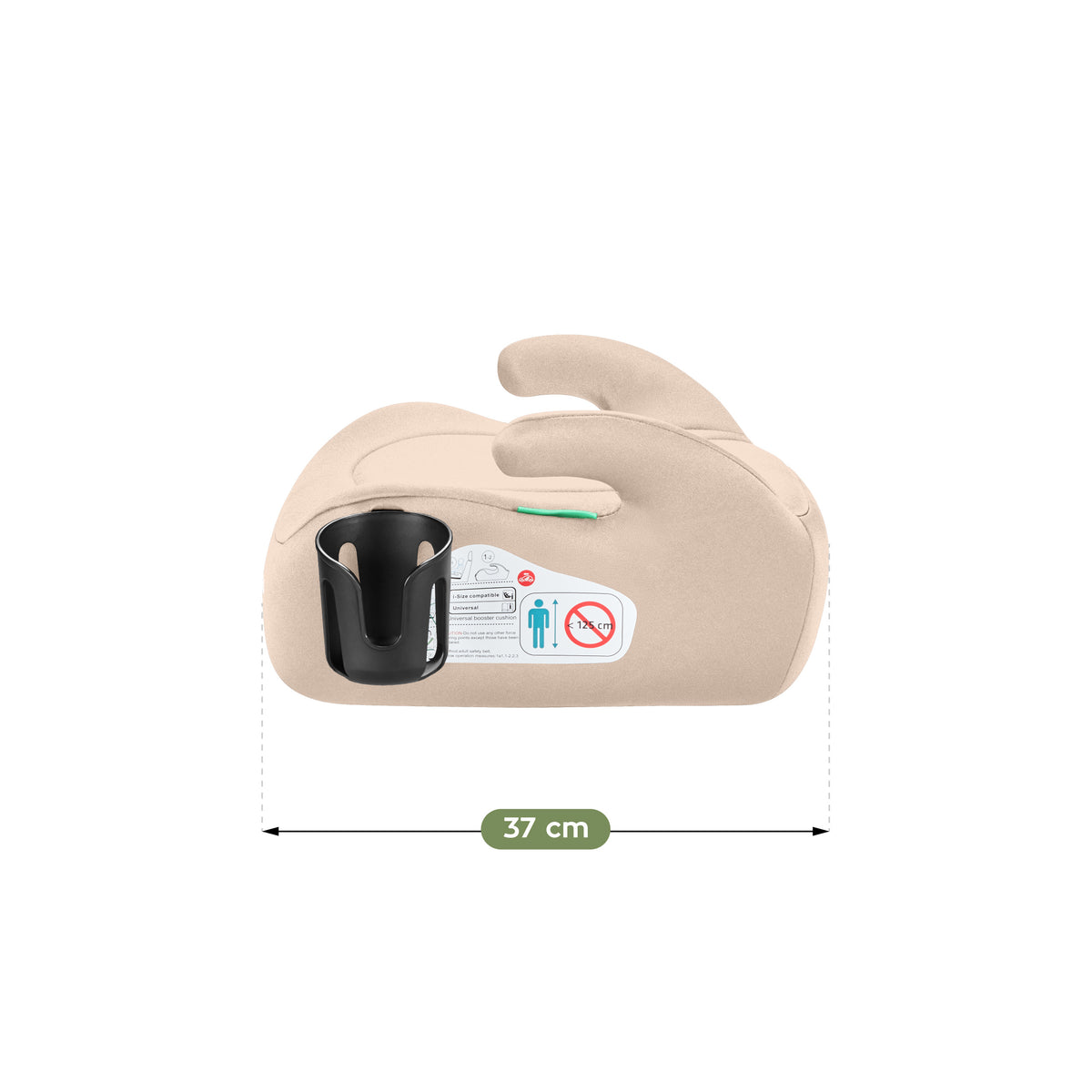 Fotelik samochodowy podstawka Tulano Cabby 20 Beige 125-150cm I-Size