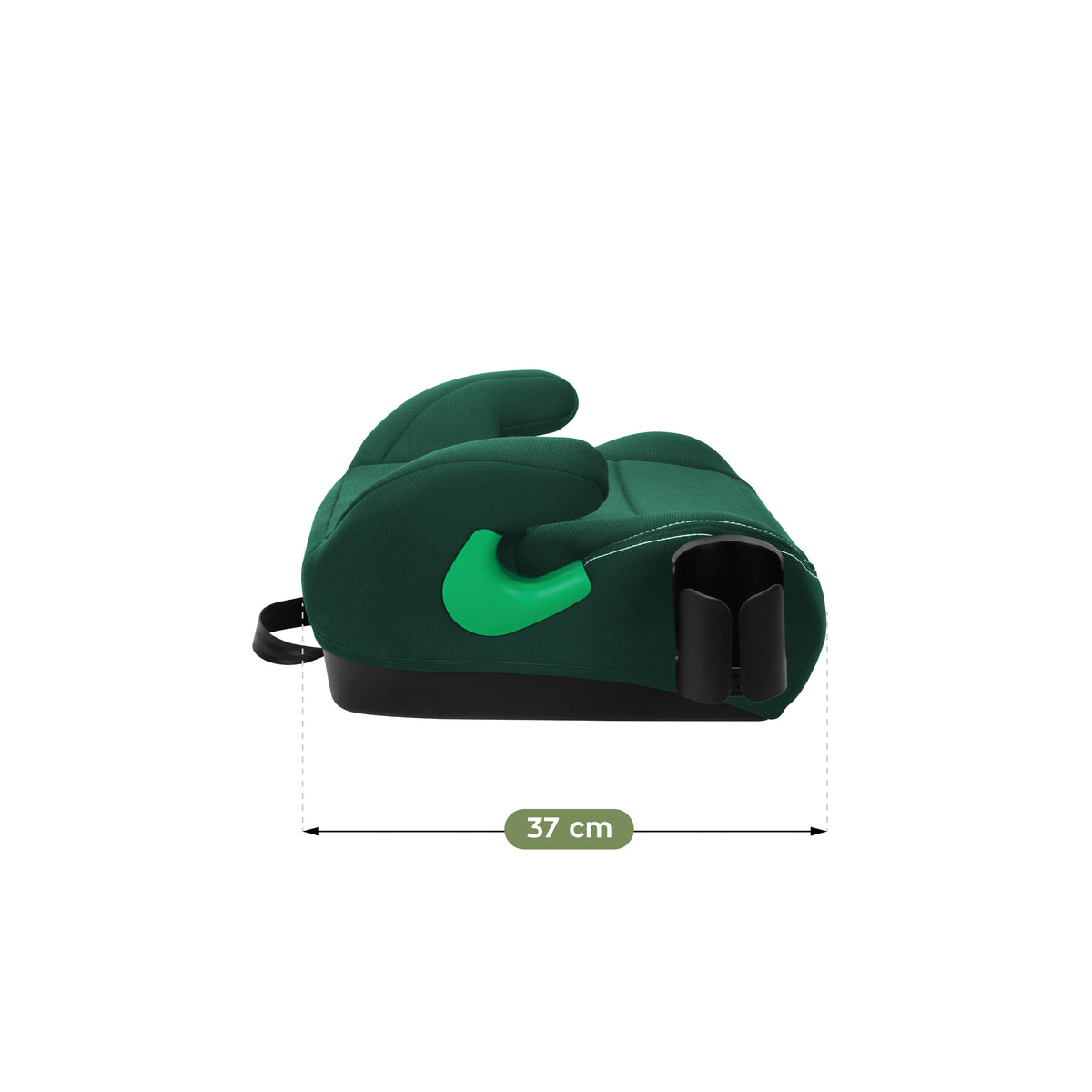 Fotelik samochodowy podstawka Tulano Cabby 25 Green 125-150cm I-Size