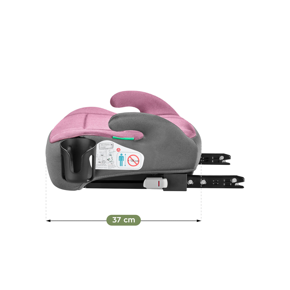 Fotelik samochodowy podstawka Tulano Cabby 30 Pink-Grey