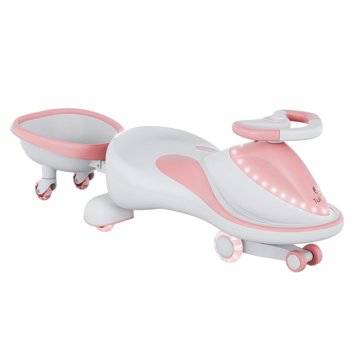 Jeździk dla dzieci grawitacyjny LED Tulano Focus 55 Pink