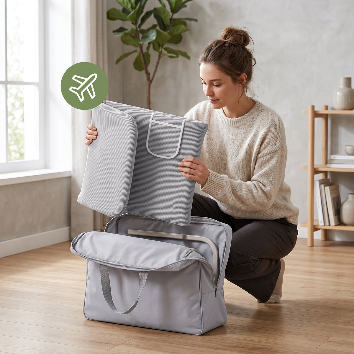 Barierka ochronna na łóżko 150 cm Tulano Cover 55 Grey