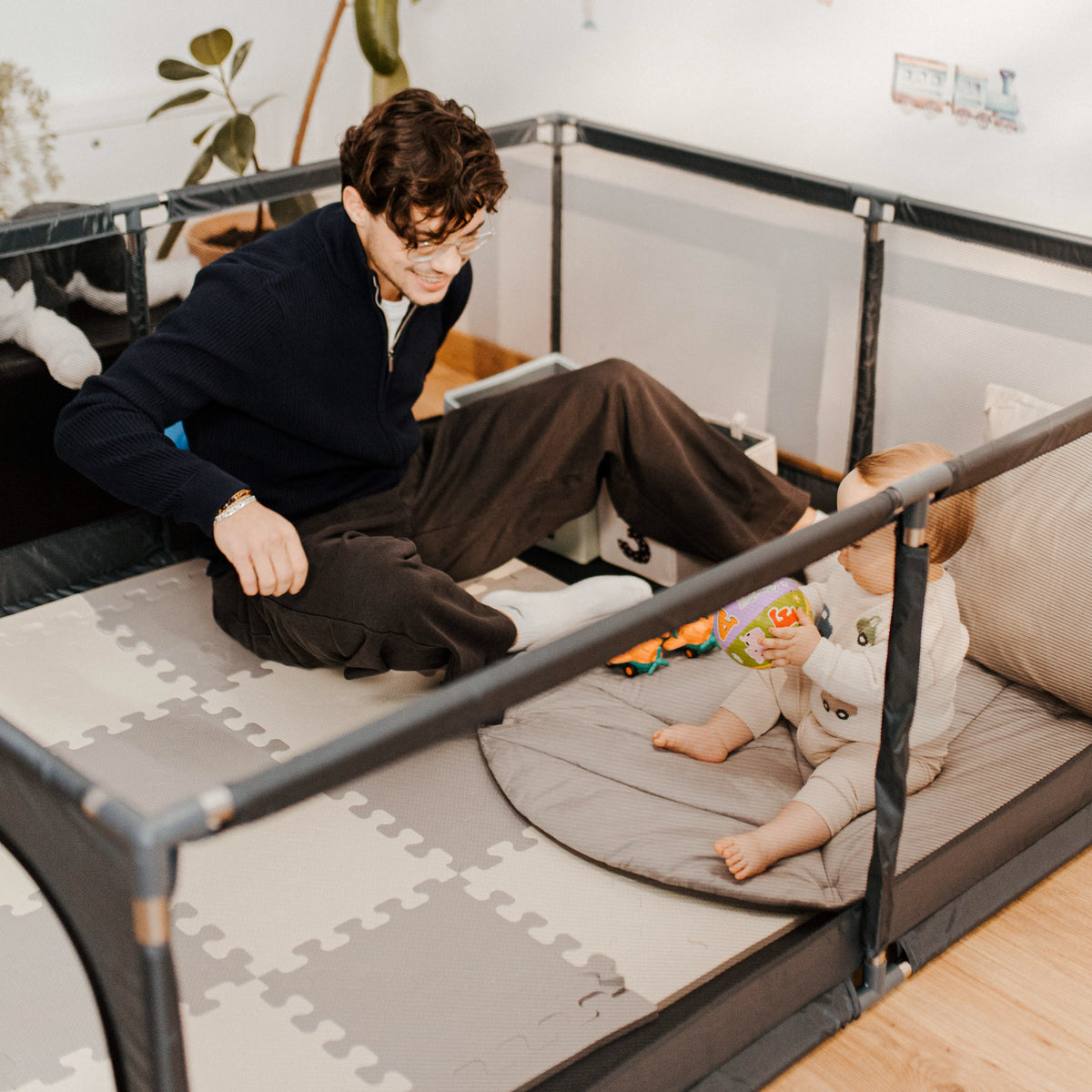 Kojec dla dzieci Tulano Cozy 20 Graphite - 130 cm