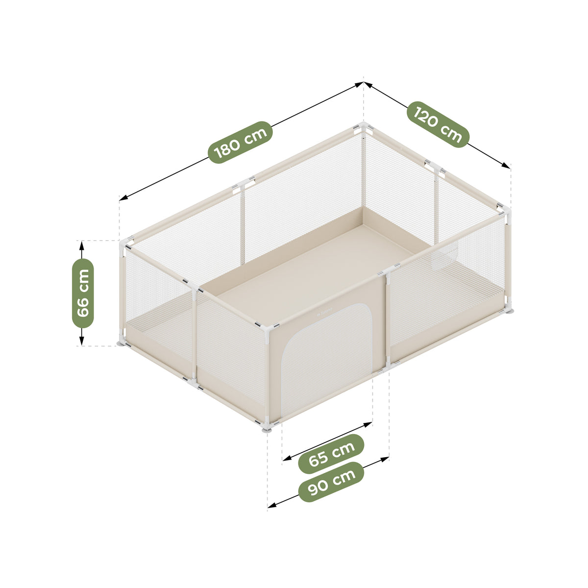OUTLET Kojec dziecięcy Tulano Cozy 22 Beige - 180 cm