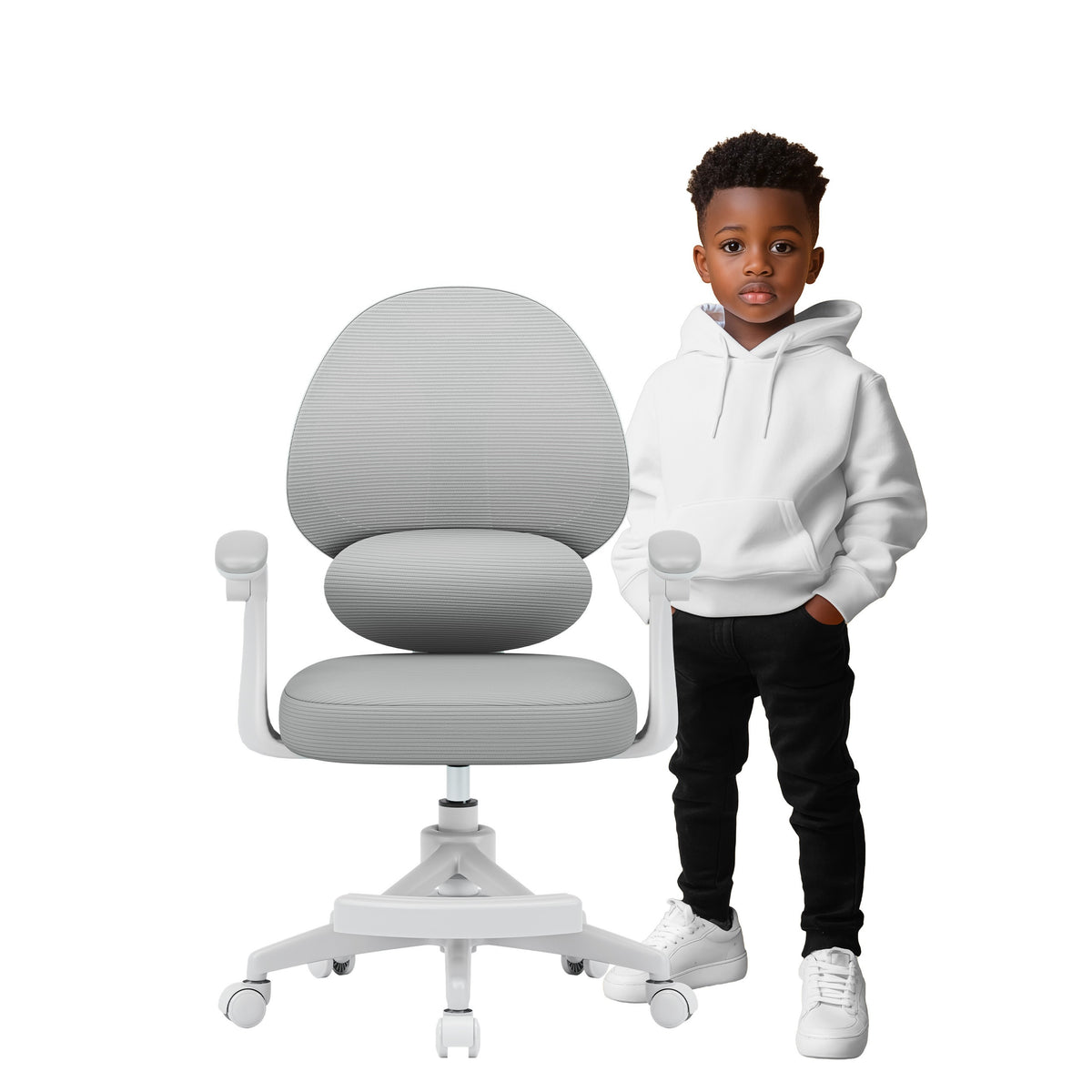 Fotel regulowany dla dziecka Mark Adler Junior 4.5 Grey