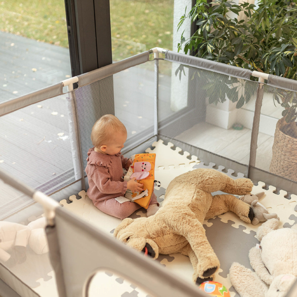 Kojec dla dzieci Tulano Cozy 20 Beige - 130 cm