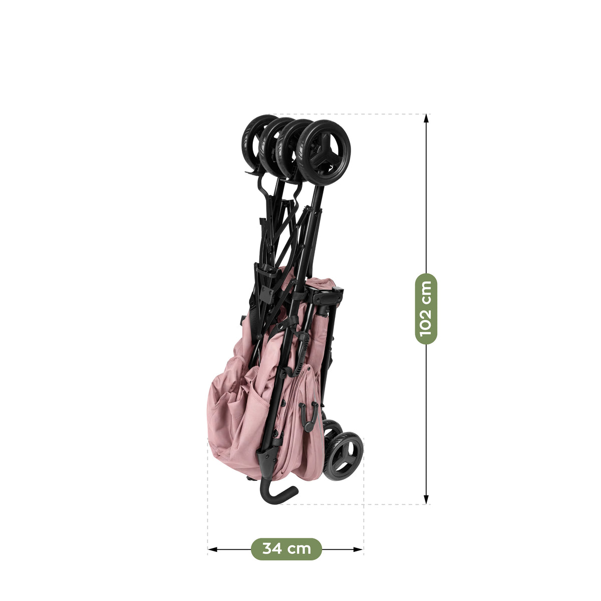 Wózek spacerowy Tulano Davos 35 Pink