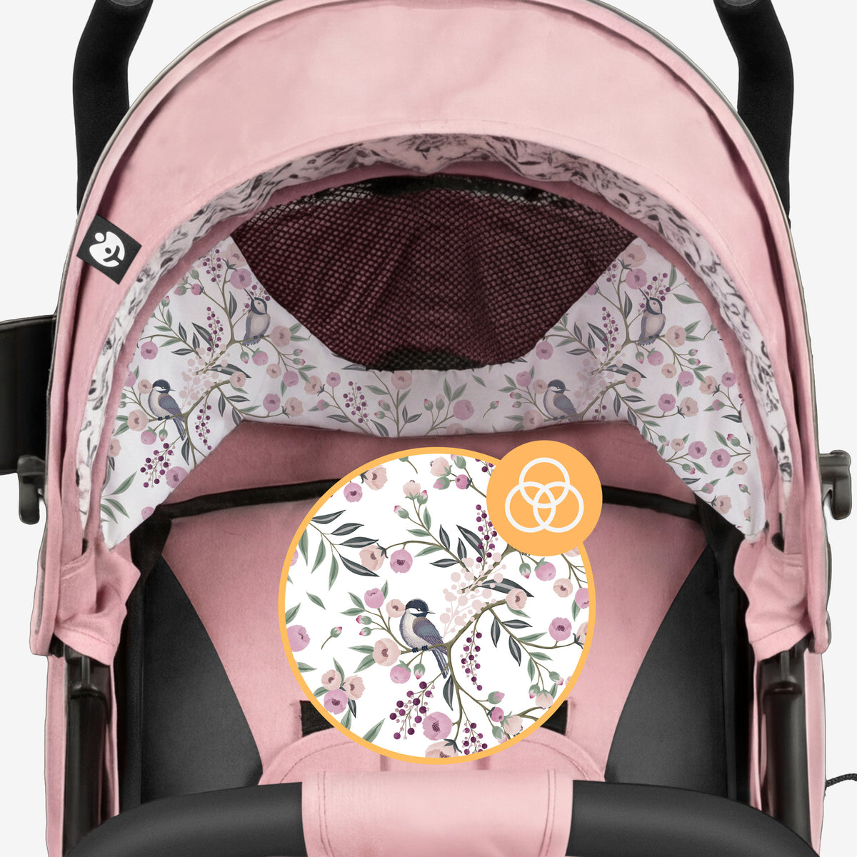 Wózek spacerowy Tulano Davos 35 Pink