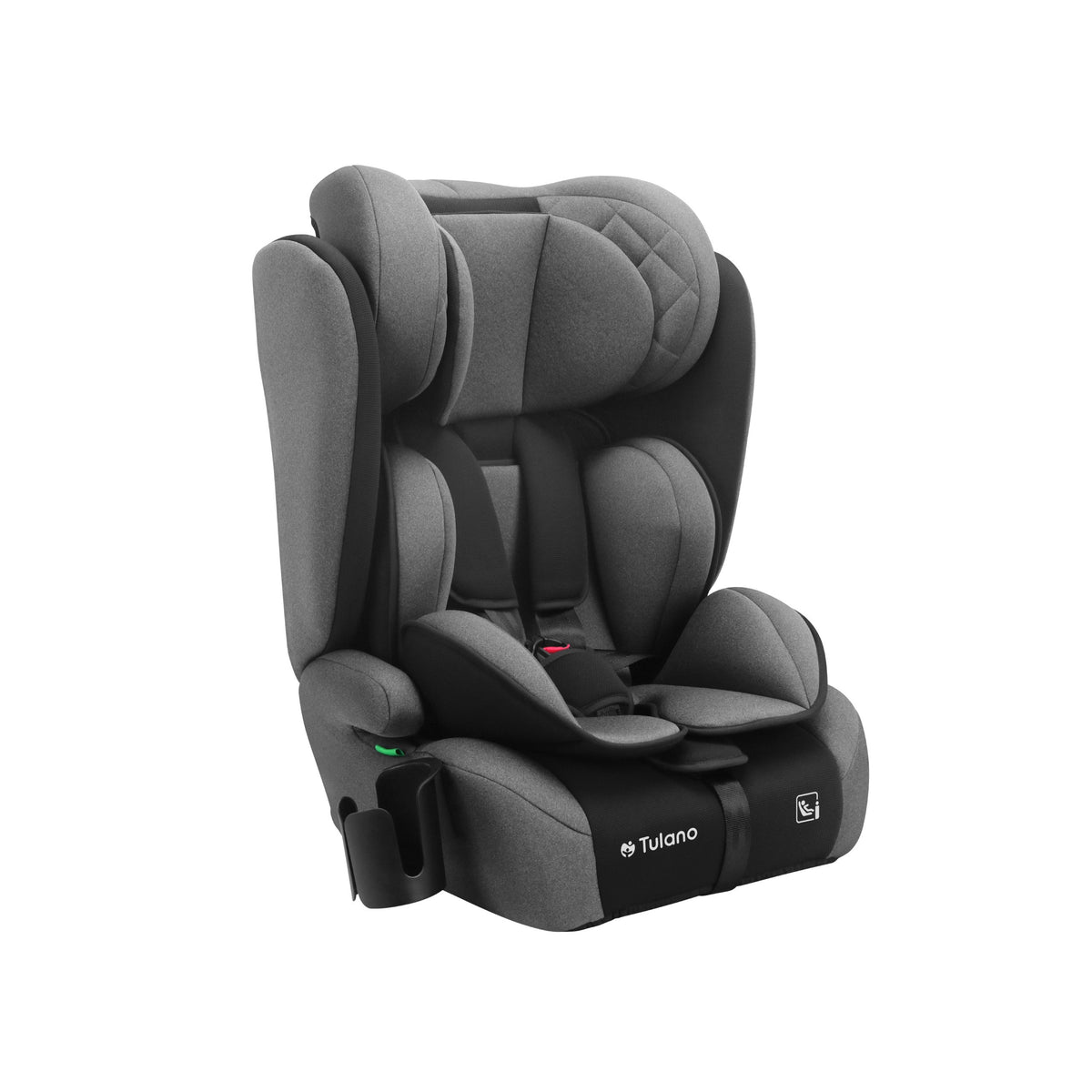 OUTLET Fotelik samochodowy Tulano Zooma 25 Grey - Black 76 -150cm I-Size