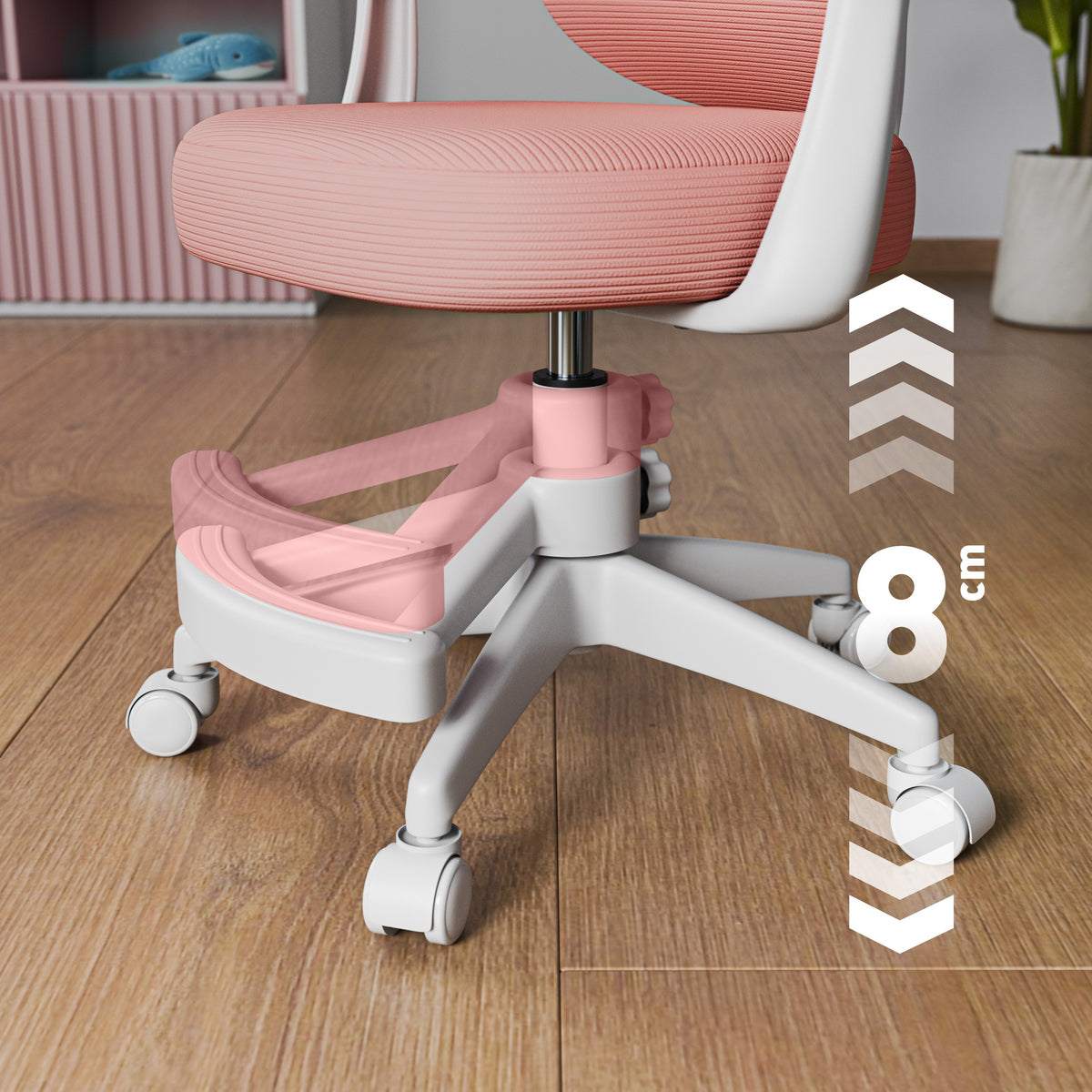 Fotel regulowany dla dziecka Mark Adler Junior 4.5 Pink