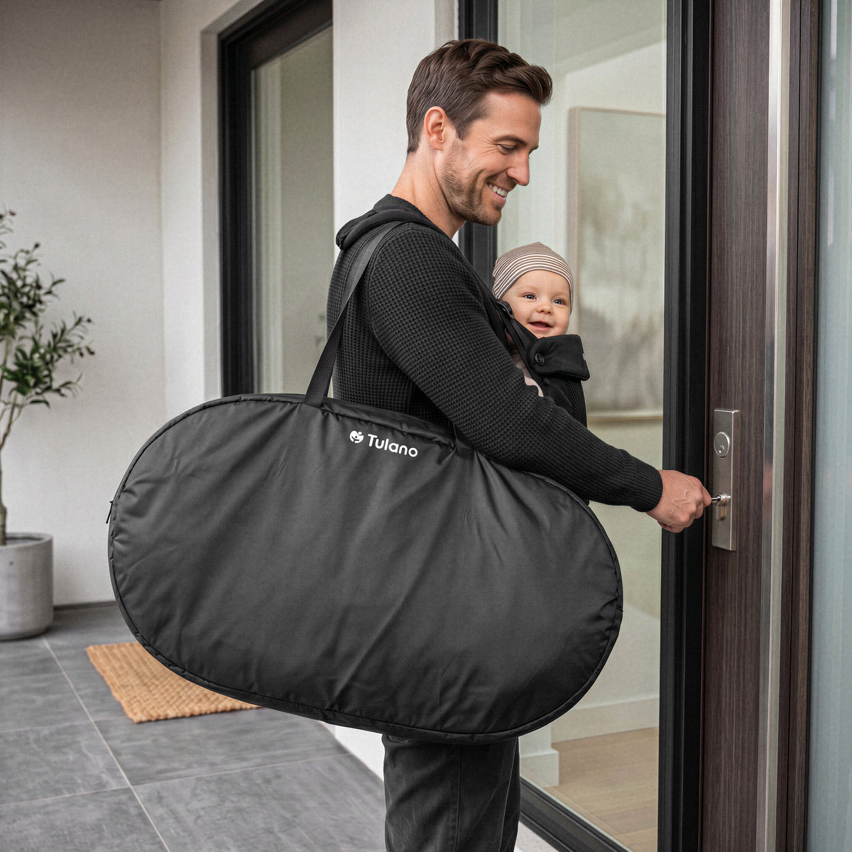 Łóżeczko turystyczne dla dzieci Tulano Dream 20 Grey