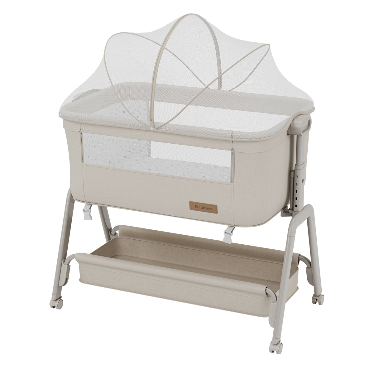 Łóżeczko dostawne 3w1 Tulano Dream 50 Beige