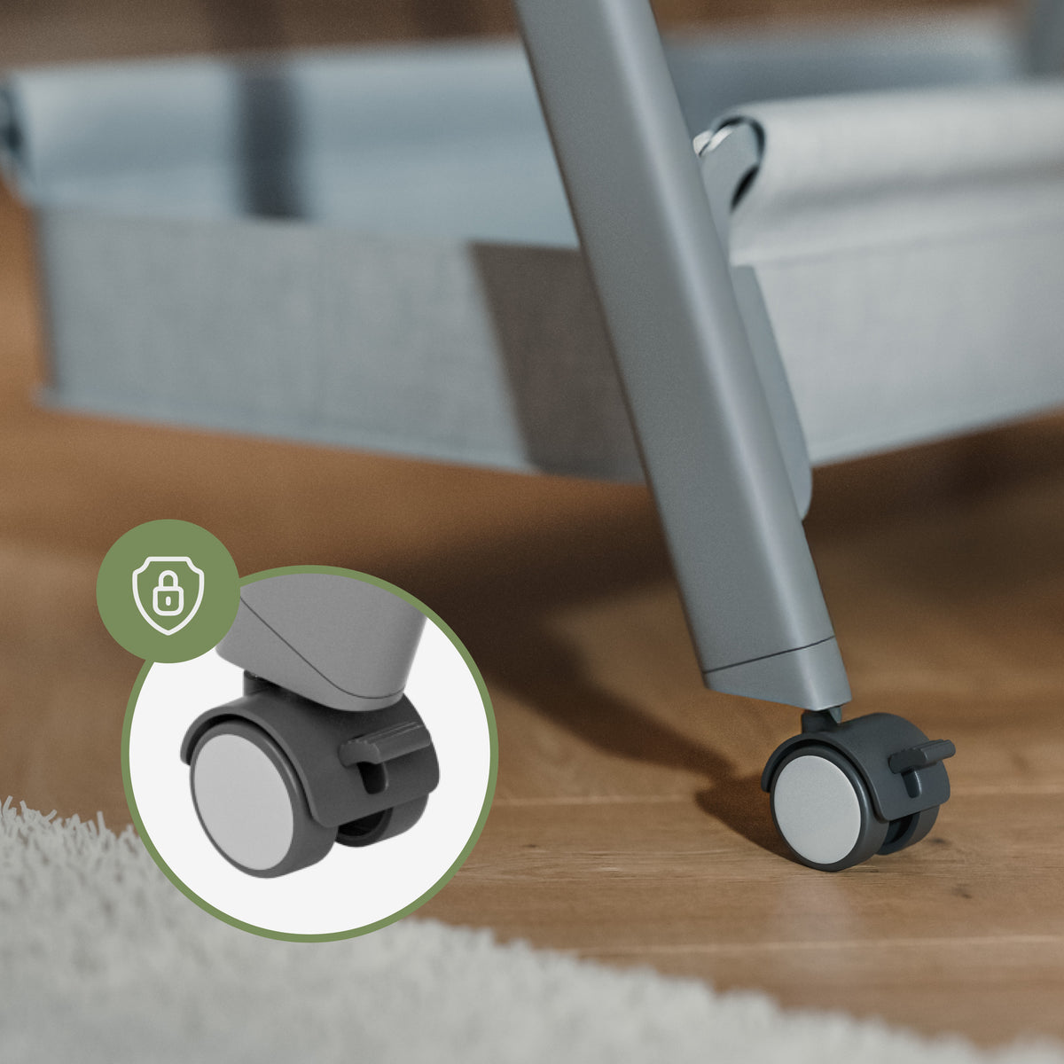 Łóżeczko dostawne 3w1 Tulano Dream 50 Light-Grey