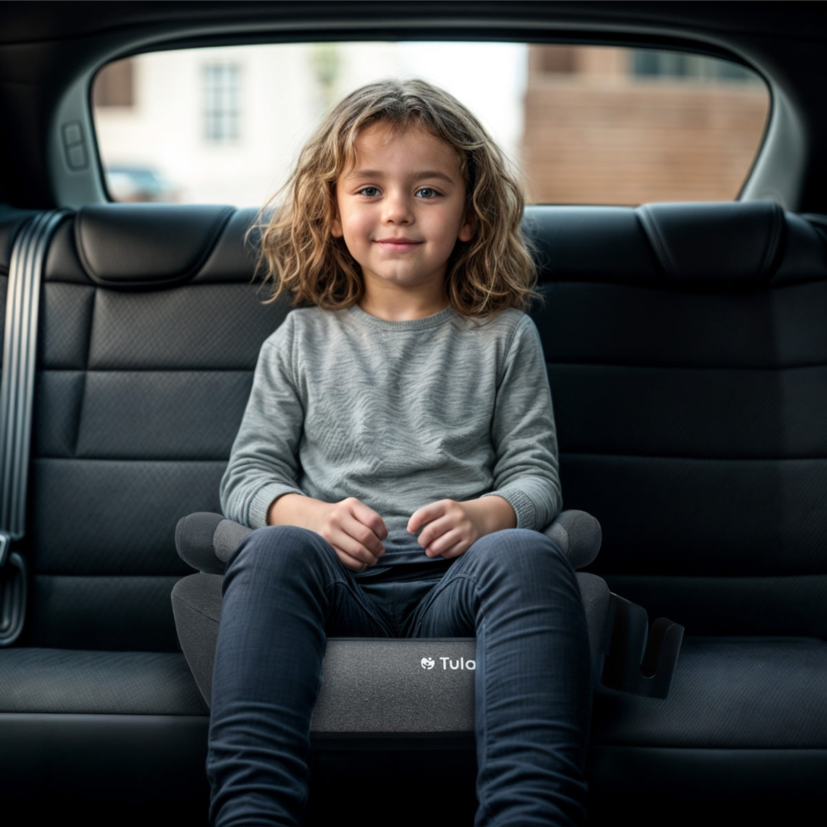 Fotelik samochodowy podstawka Tulano Cabby 35 Grey ISOFIX 125-150cm I-Size