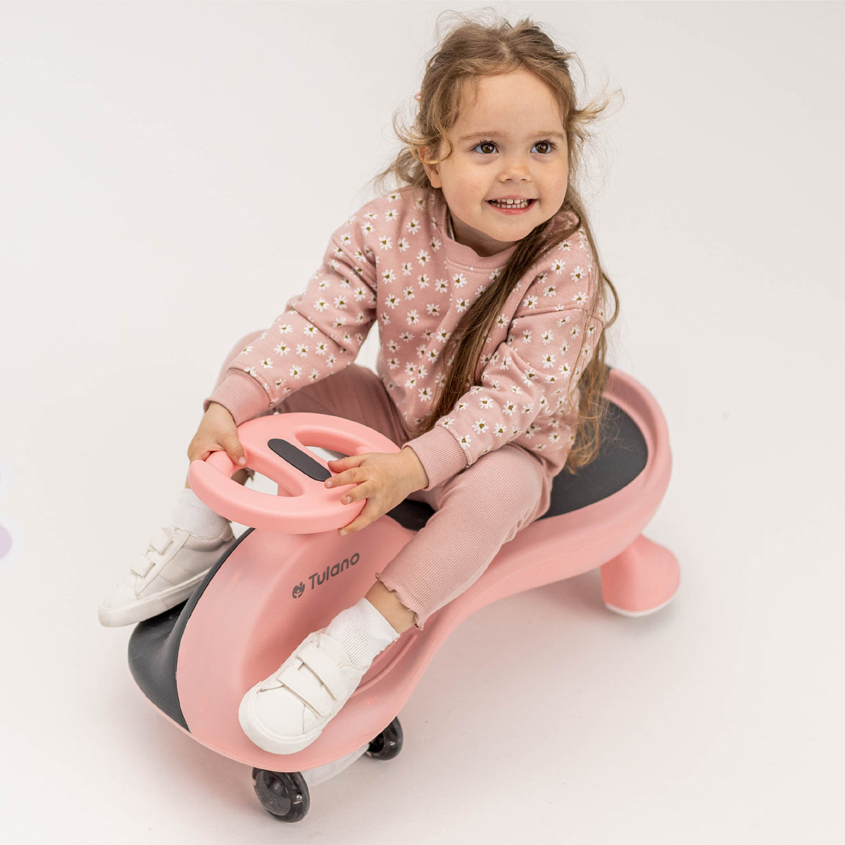 Jeździk dla dzieci grawitacyjny LED Tulano Focus 35 Pink