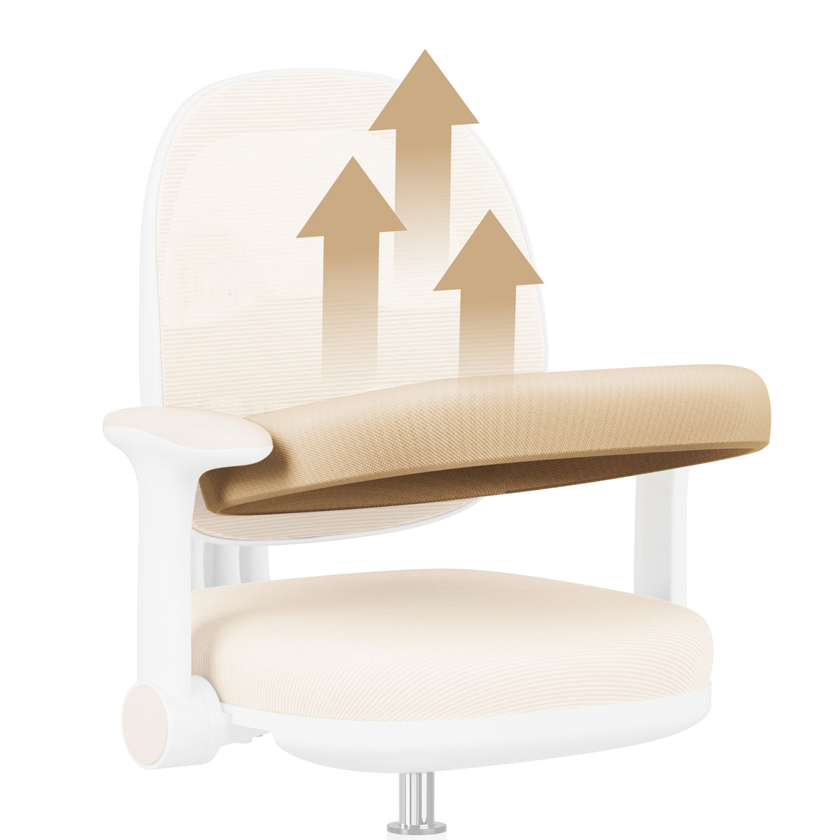 Ergonomiczny fotel do biurka dla dziecka Mark Adler Junior 3.6 Beige