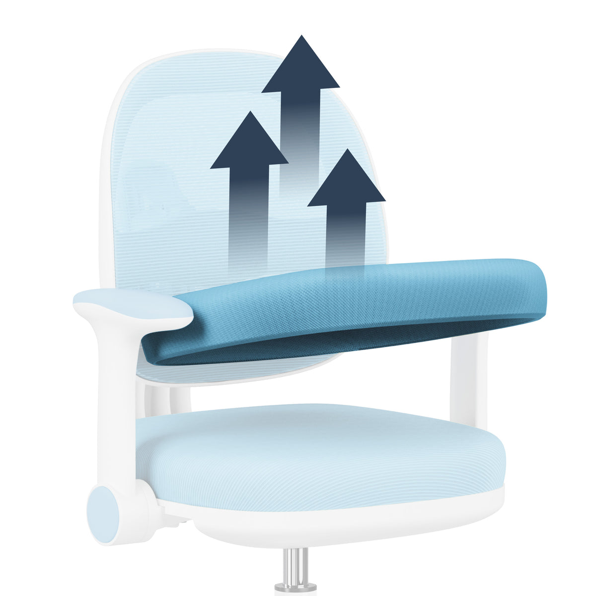 Ergonomiczny fotel do biurka dla dziecka Mark Adler Junior 3.6 Blue