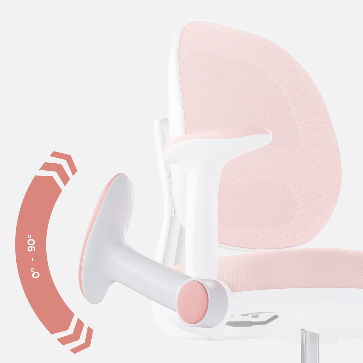 Ergonomiczny fotel do biurka dla dziecka Mark Adler Junior 3.6 Pink