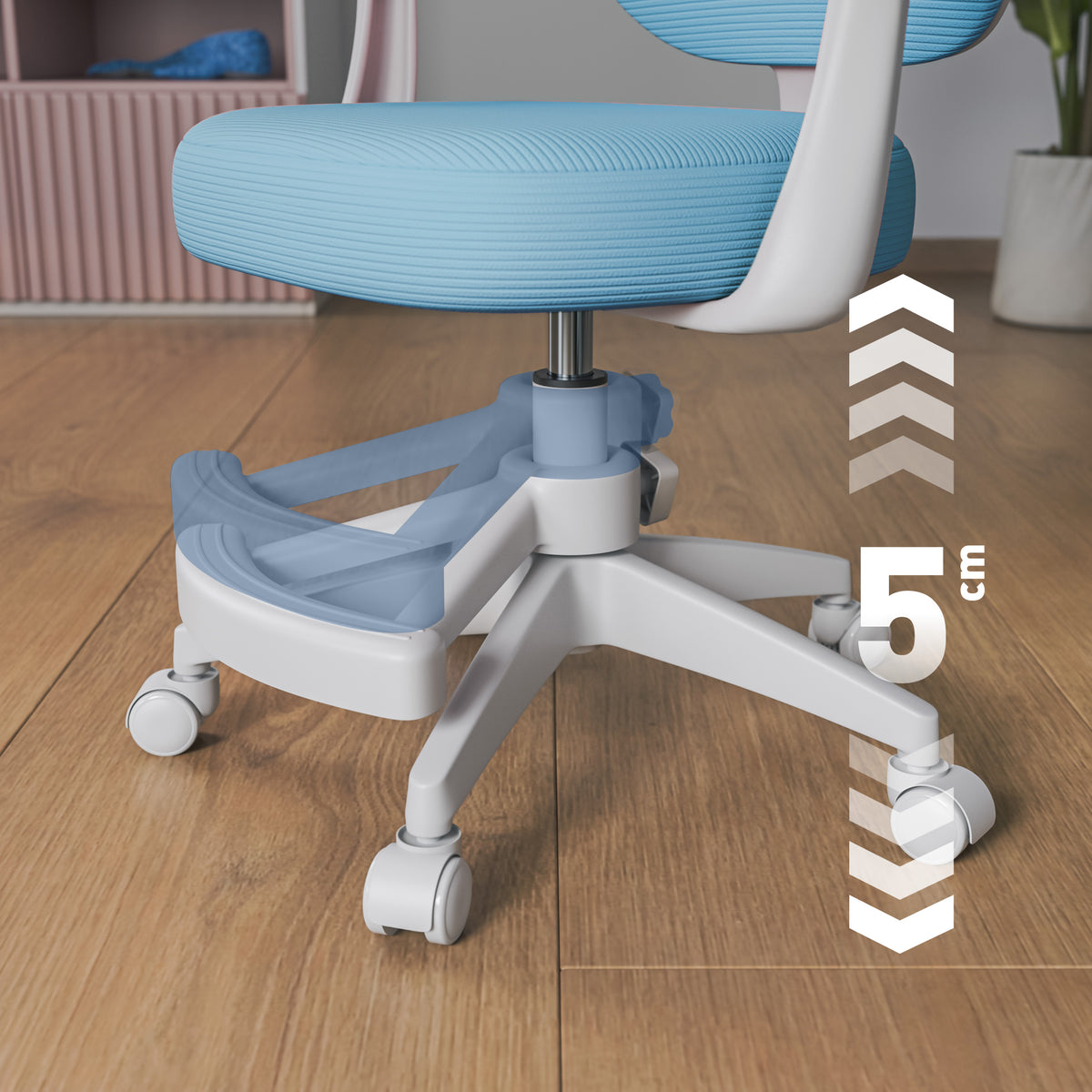 Fotel obrotowy dla dzieci Mark Adler Junior 3.1 Blue