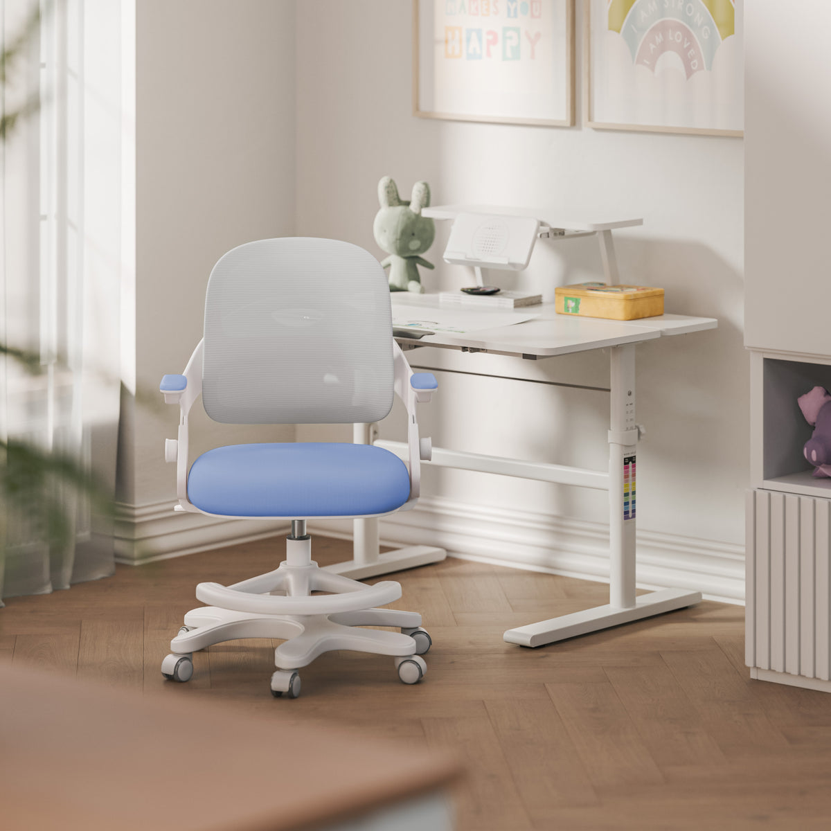 OUTLET Fotel do biurka dla dziecka Mark Adler Junior 4.3 Blue-grey