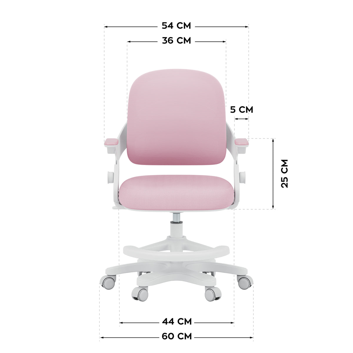 Fotel do biurka dla dziecka Mark Adler Junior 4.3 Pink