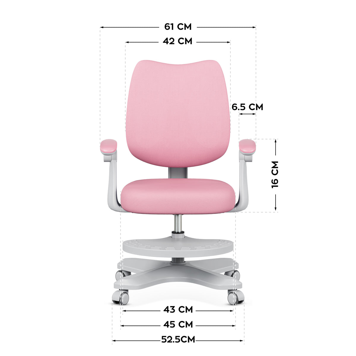 Ergonomiczny fotel dla dzieci Mark Adler Junior 4.6 Pink