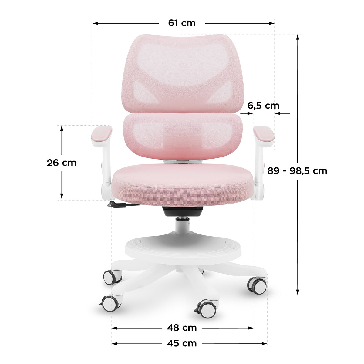 Fotel obrotowy Mark Adler Junior 5.3 Pink