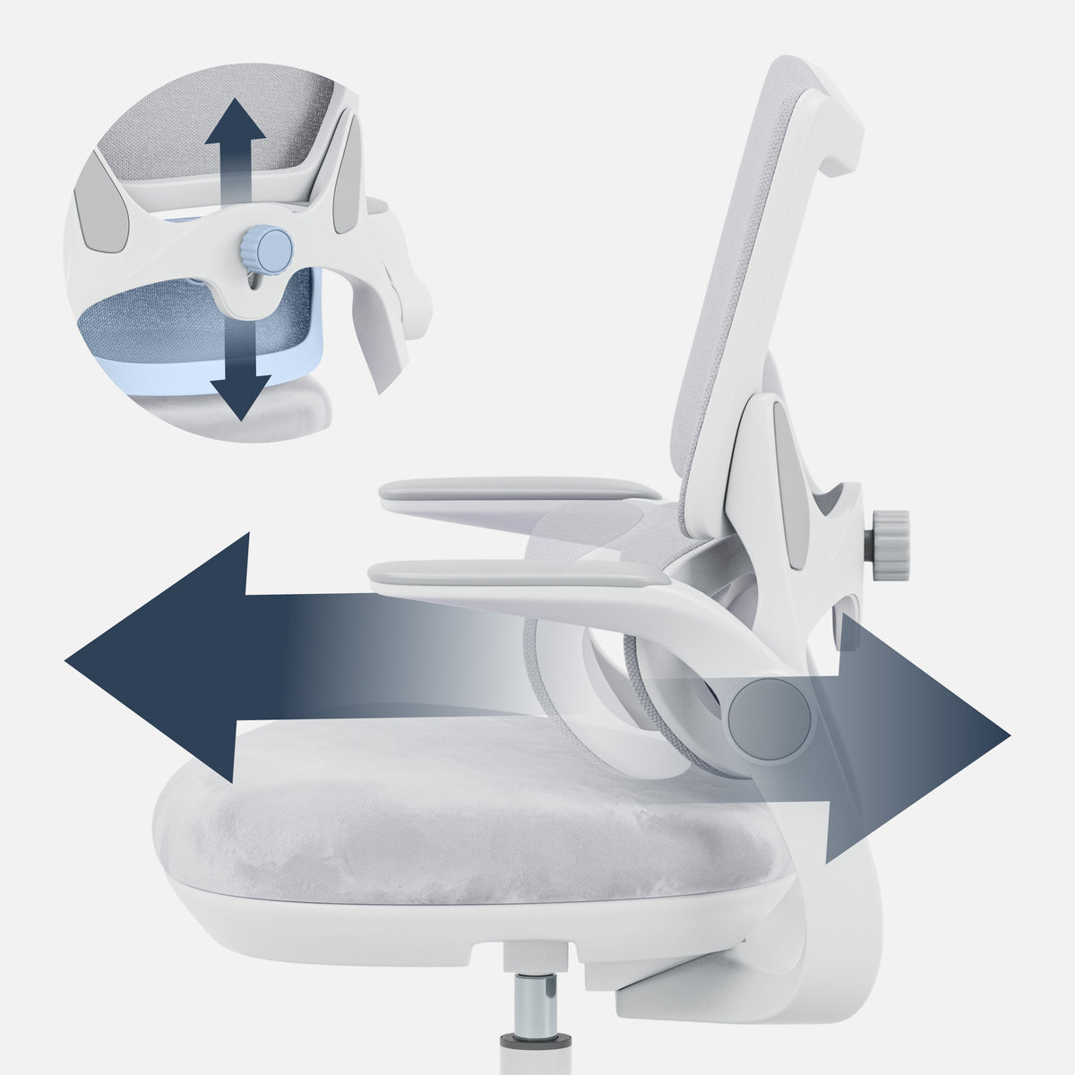 Fotel do biurka dla dziecka Mark Adler Junior 5.7 Grey