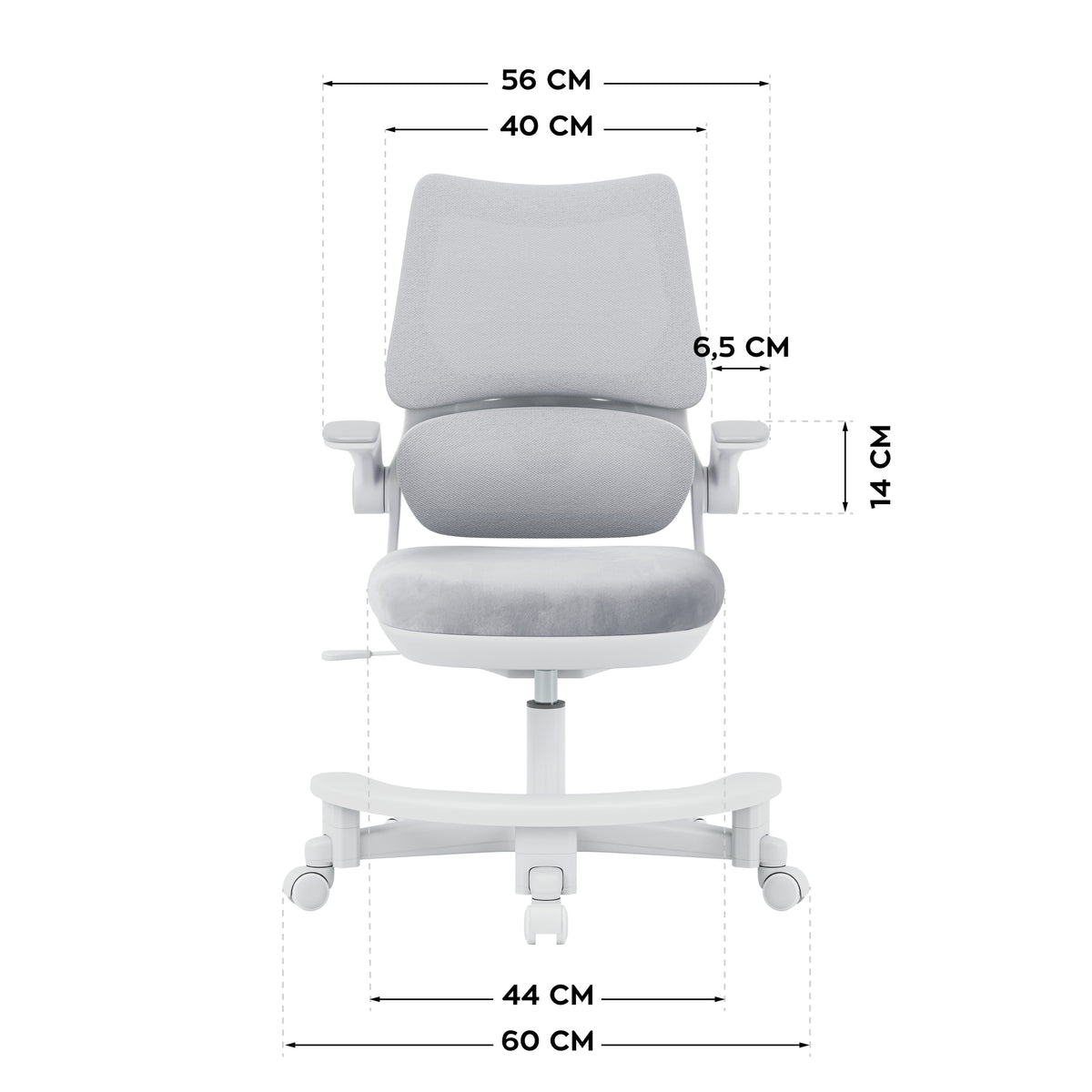 Fotel do biurka dla dziecka Mark Adler Junior 5.7 Grey